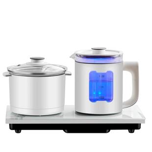 全自动底部上水电热烧水壶玻璃嵌入式功夫茶具台一体泡茶专用套装