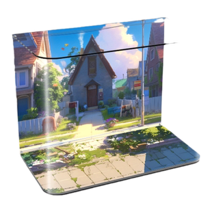 KGBOX乐高75583小黄人和格鲁的豪宅亚克力展示盒模型防尘罩透明