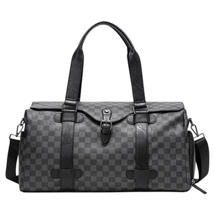 Cnoles Katbee旅行包男士手提包大容量牛皮出差行李包男款健身包