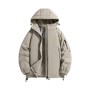 班尼路SK墨烯冲锋棉衣男冬季2026新款加厚保暖防寒工装棉服外套YS