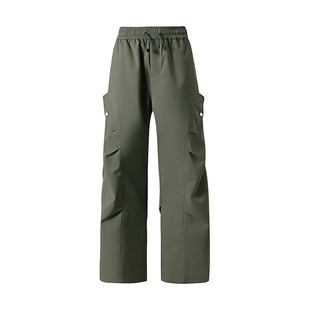 吉普三合一特氟龙冲锋裤女小个子防水防风户外徒步登山三防工装裤