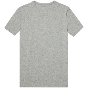 兄华内衣男款短袖T恤莫代尔汗衫棉背心男士加大码圆领打底衫青年