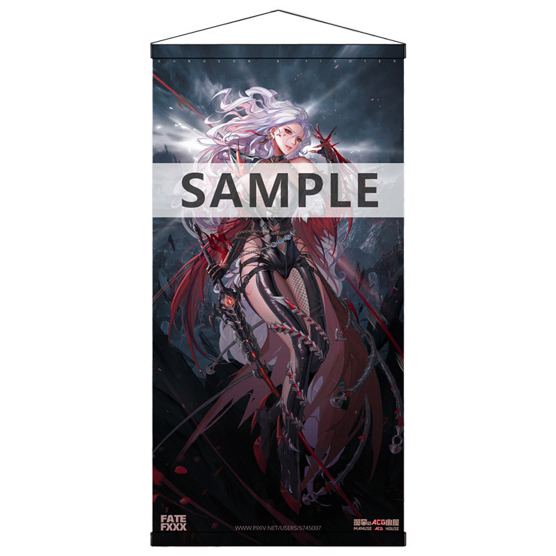 漫宇原创DNF女鬼剑剑魔契魔者弑神者极诣挂画御姐一二三觉布画