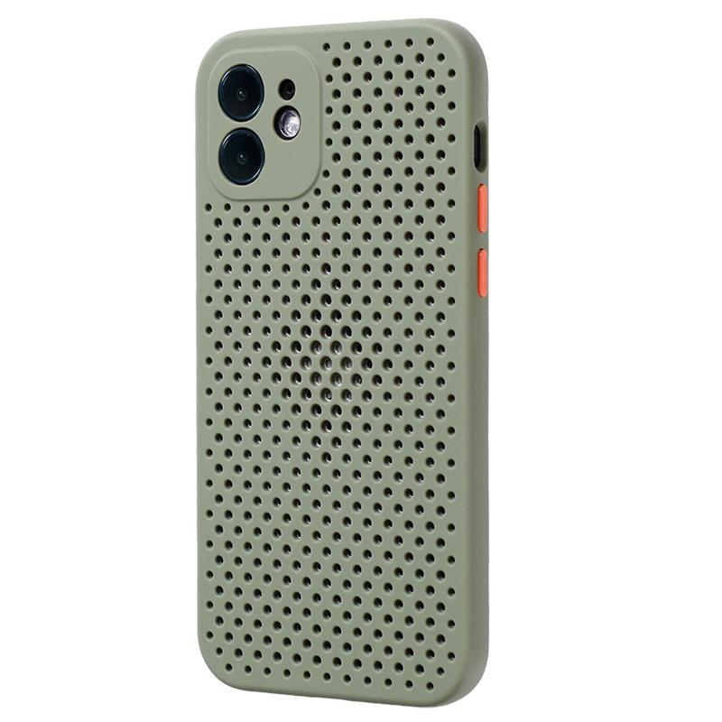 IPHONE系列硅胶简约透气防摔壳