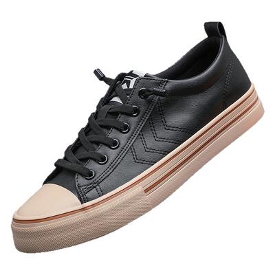 春季低帮男士休闲皮鞋男士软底