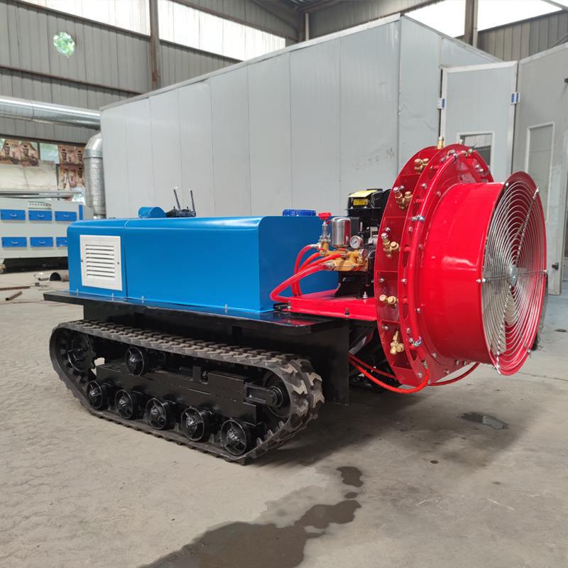 履带式打药车果园多功能风送打药机多地形小型履带式打药机