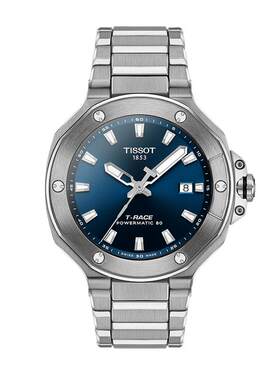 【自营】TISSOT天梭表竞速系列男表钢带时尚自动机械手表瑞士正品