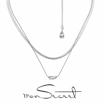 【秦岚同款】轻奢小众蛇骨双层链