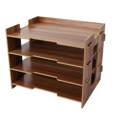 diy创意办公室桌面文件架书本