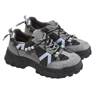 fed户外休闲鞋秋季新款女鞋厚底增高鞋网面德训鞋女S0805-ZCA511