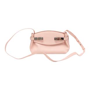 SALVATORE FERRAGAMO 女士磁扣中号单肩斜挎包银泰百货 301596