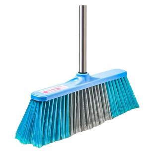 大号塑料硬毛扫把单个加长大扫帚户外厂房钢杆大扫把家用扫地笤帚