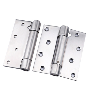 不锈钢自动关门合页单弹簧合页自由门单向弹簧合页自动回弹闭门器