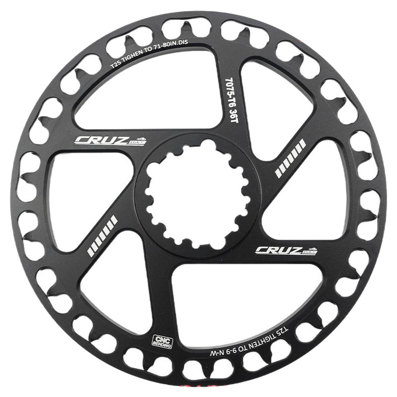 CRUZbike 儿童车自行车牙盘护盘 山地车中空一体单盘保护罩链条罩