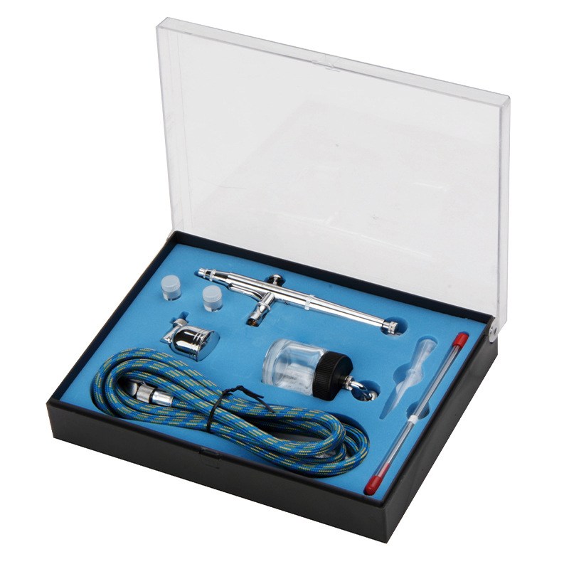 龙牙AB-134双动式喷笔 美容美甲纹身喷枪 彩绘美术油漆喷笔