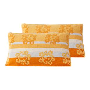 棉田纯棉家用枕巾高端防滑吸汗透气加大加厚柔软全棉成人情侣枕巾