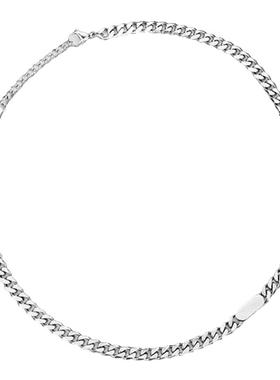 免费定制刻字钛钢项链男