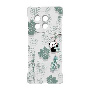 适用一加13手机壳硬壳透明无边框新款中国风超薄防摔爱酷1+12/11/10/9/8/7tpro半包散热一加13T男女款保护套