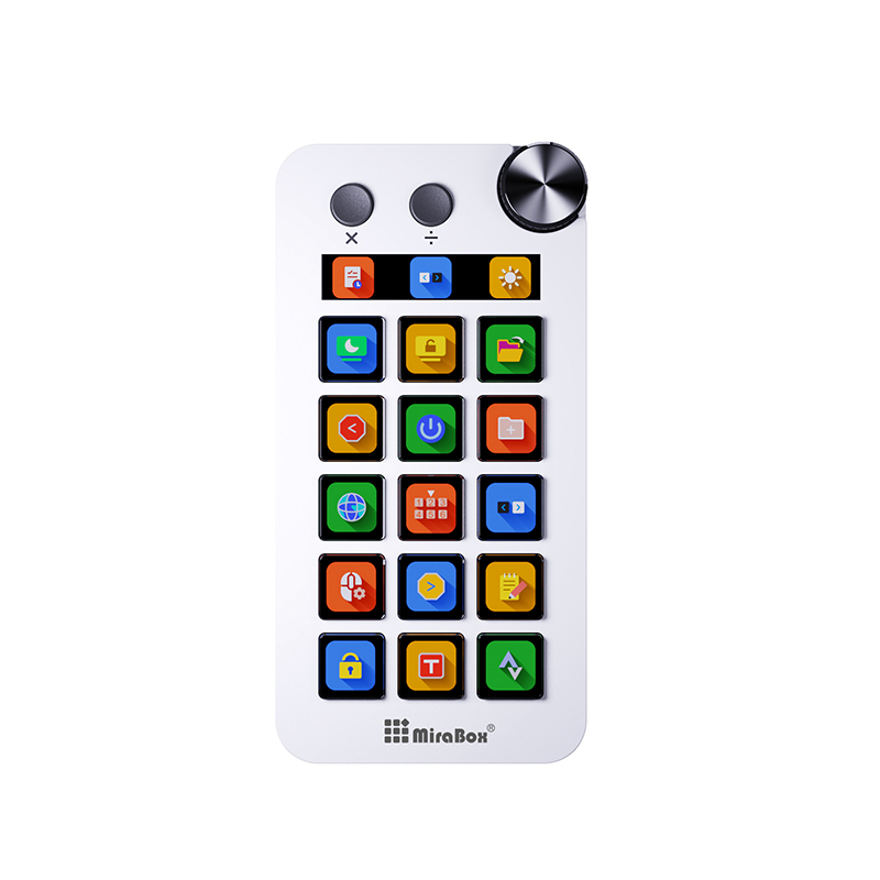 妙联宝N1桌面控制台streamdeck自定义小键盘mirabox可视化数字键