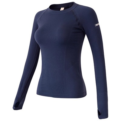 秋季新款跑步速干健身衣女