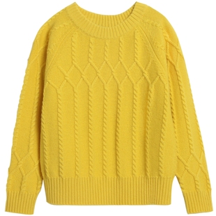 【100%山羊绒】鄂尔多斯儿童羊绒衫男童女童秋冬新品圆领针织