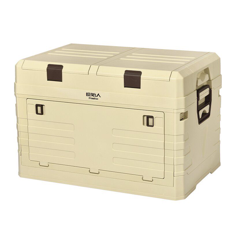 原始人露营收纳箱户外车载后备箱箱桌一体野营大容量两用开口整理
