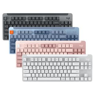 罗技K855无线蓝牙机械键盘84键红轴笔记本台式电脑办公打字专用