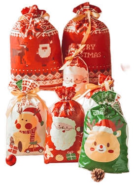 圣诞节礼物袋品包装糖果手提