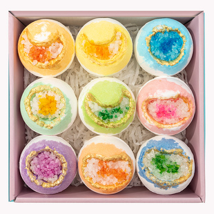 Narberry泡澡球海盐浴球浴缸多泡泡浴spa浴盐球香氛沐浴球入浴球