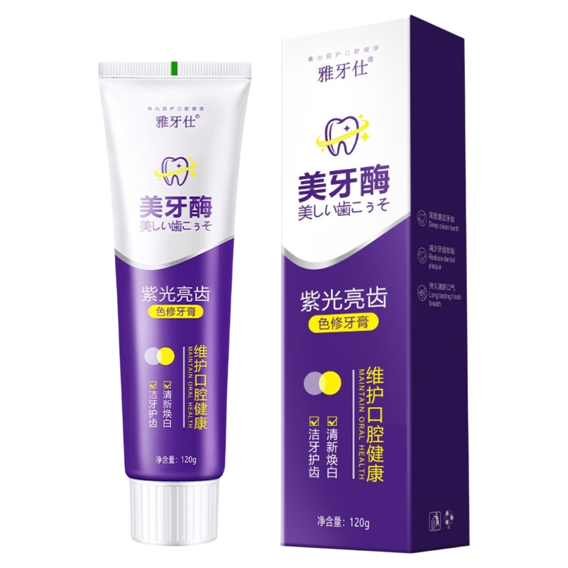 雅牙仕美牙酶牙膏清新口气去牙石