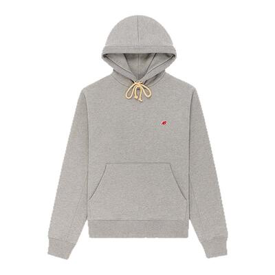 NB男款简约针织连帽宽松卫衣