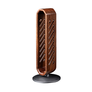 日本山业胡桃实木耳机支架桌面收纳电竞创意头戴耳机挂架展示架