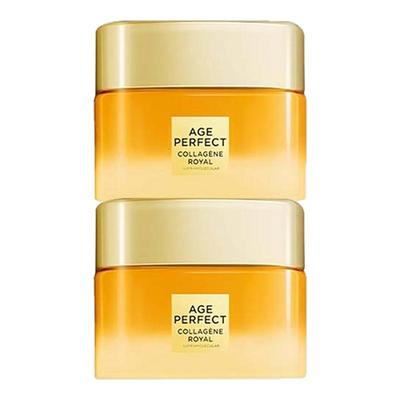 【自营】欧莱雅金致臻颜花蜜胶原轻盈霜30ml*2小规格保湿护肤品