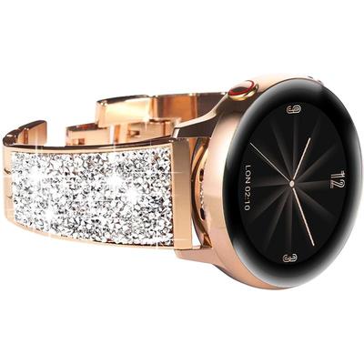 适用华为gt5施华洛watch5表带watchgt3小香风gt4女3pro时尚gt2pro金属buds智能41/42mm荣耀magic表腕带配件