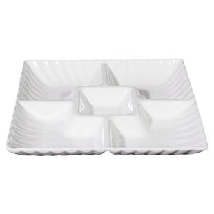 陶瓷卤水拼盘酒店饭店专用盘子干果点心小吃分格盘多格五格盘餐盘