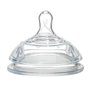 乐陪超宽口奶瓶可么多么母乳实感全软硅胶广口喝水防胀气