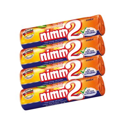 德国nimm2二宝夹心果汁硬糖50g*4