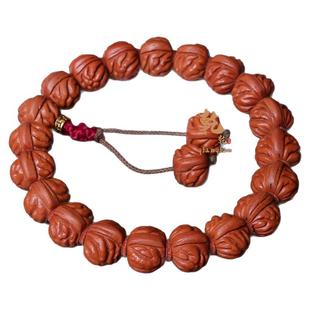 全品秦岭龙纹桃核手串天然肌肉纹原皮原籽精修玉龙脊文玩桃枭把件