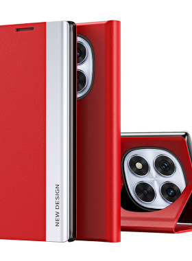 适用红米note15手机壳翻盖支架