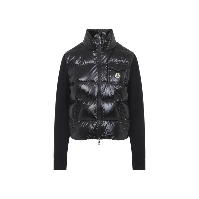 Moncler 盟可睐女羽绒拼接初剪羊毛开衫外套26早春新款意大利代购