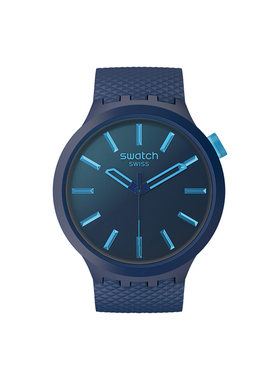 Swatch潮流时尚大表盘石英手表