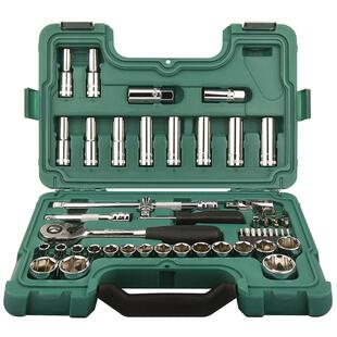世达60件大飞套筒组合套装汽修修车工具套装棘轮扳手全套09007