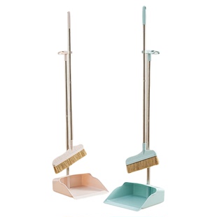 家用纯猪鬃毛扫把簸箕套装卧室木地板软毛专用扫地不扬尘笤帚扫帚