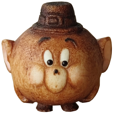 天然鹿角精雕手串配饰老鼠杰瑞