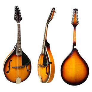 手工制作实木单板M40S送学琴全套包邮八弦曼陀林乐器全单曼陀铃琴