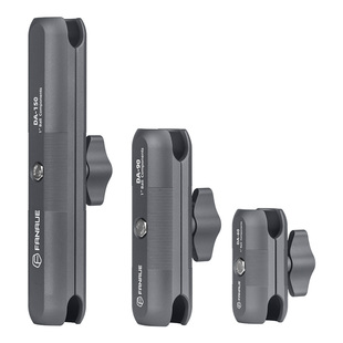 FANAUE摩托车手机球头支架运动相机配件扩展延长连接杆快拆防盗夹