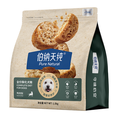 伯纳天纯酥化狗粮鸭肉梨