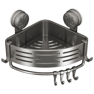 吸盘三角无痕置物架卫生间浴室厕所用品收纳架转角架免打孔洗漱台