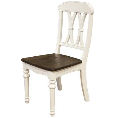 蜀能田园简约餐椅欧式白色用