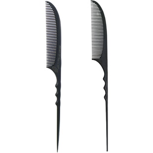 日本月牙梳 化妆盘发打毛梳子 领袖造型 化妆师 尖尾梳子弧线挑梳